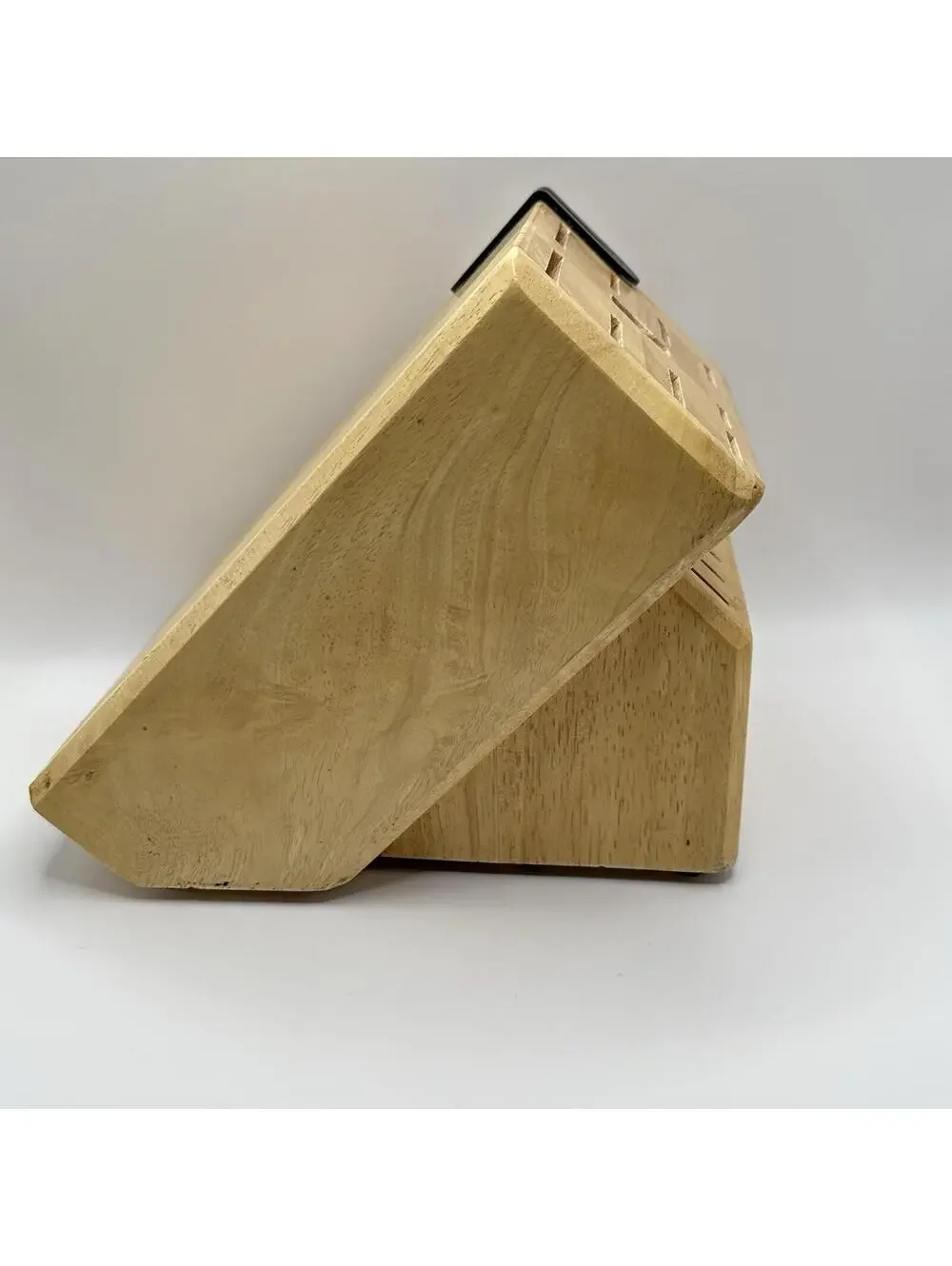 Kitchen Aid Wooden Knife Block Stand 16 Slots With Sharpener